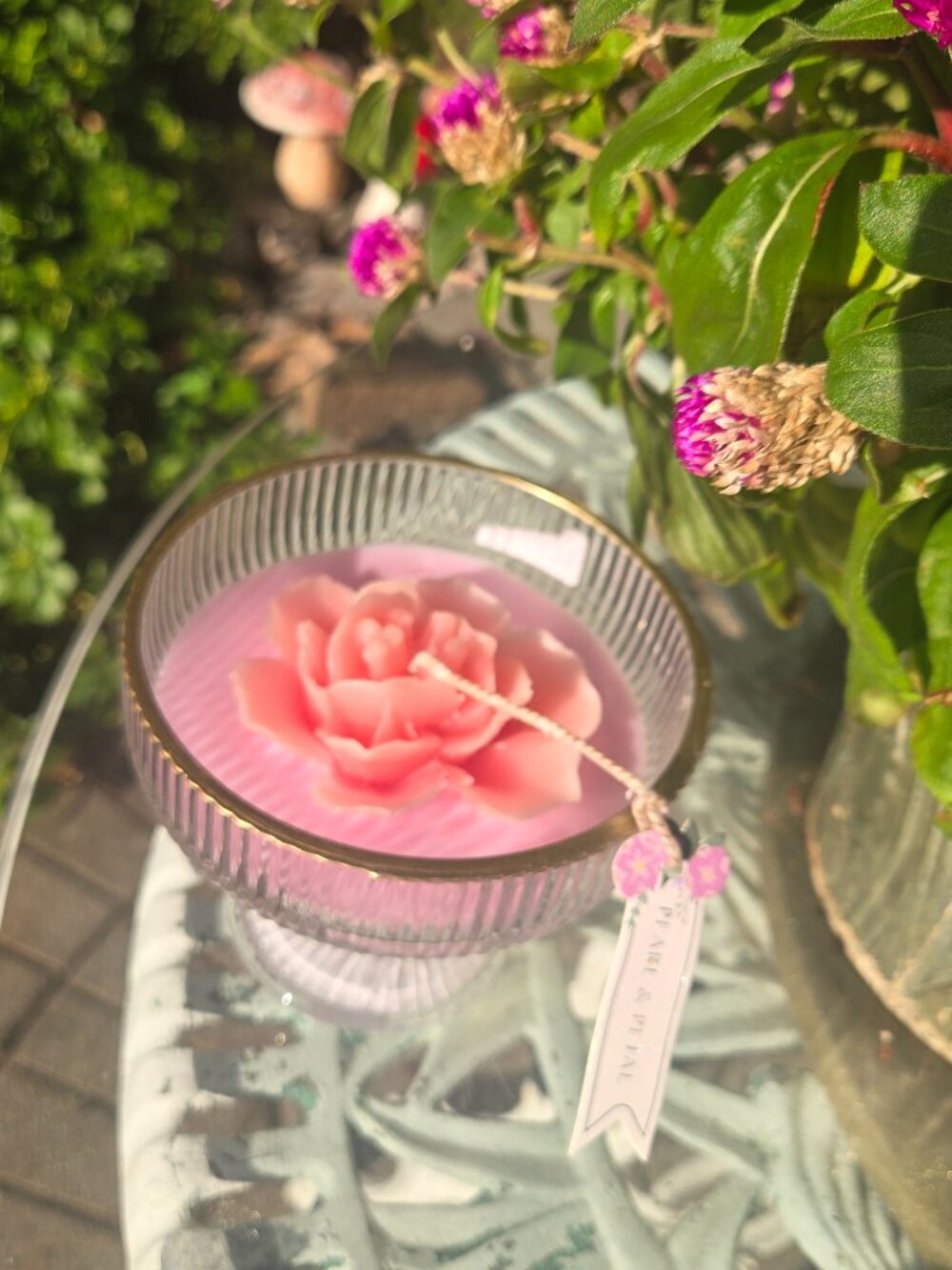 Rose candle - Picture 12 of 16
